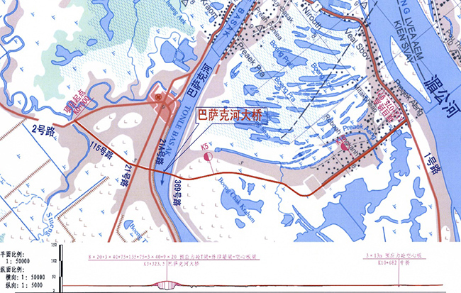 巴萨克河大桥进场施工